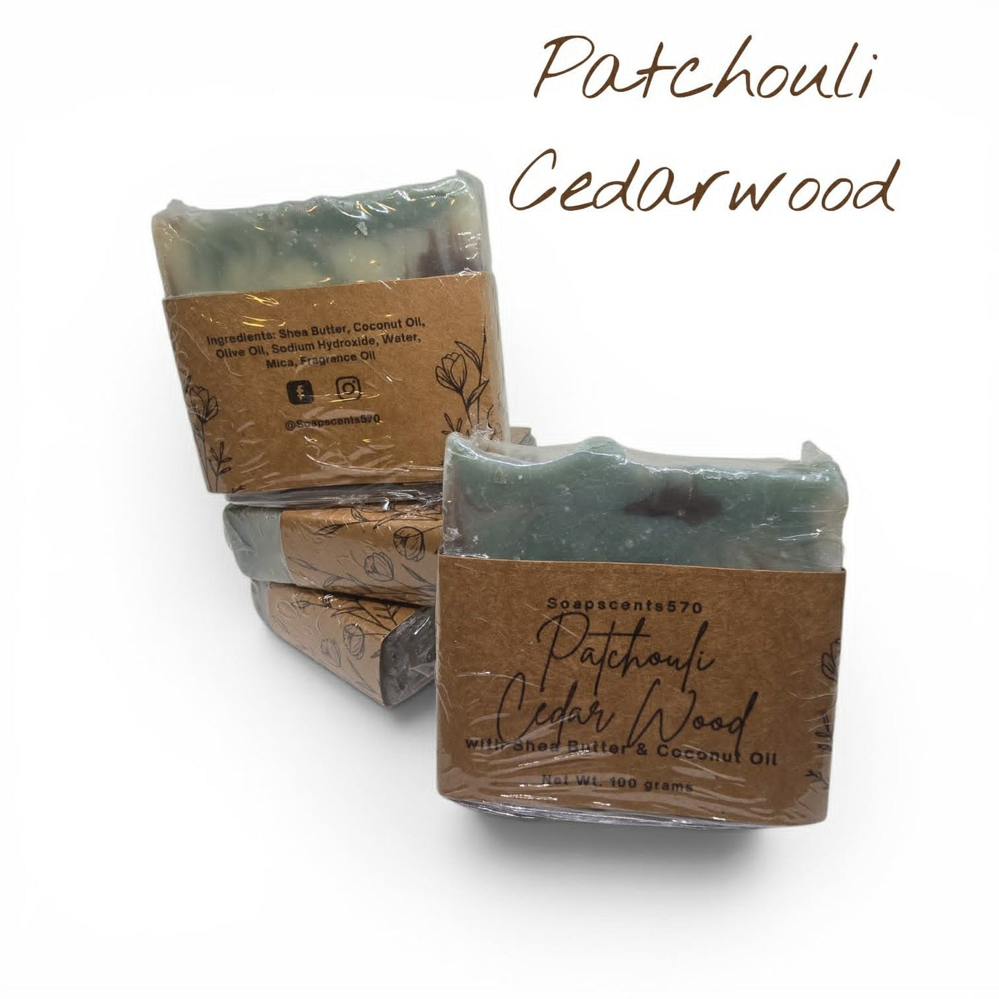 Patchouli Cedarwood Soap Bar